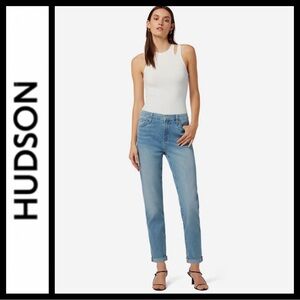 Hudson Natalie Mid-Rise Slim Boyfriend Jeans